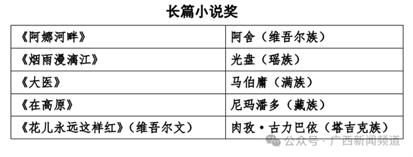 广西3部作品获奖！第十三届全国少数民族文学创作骏马奖评奖揭晓